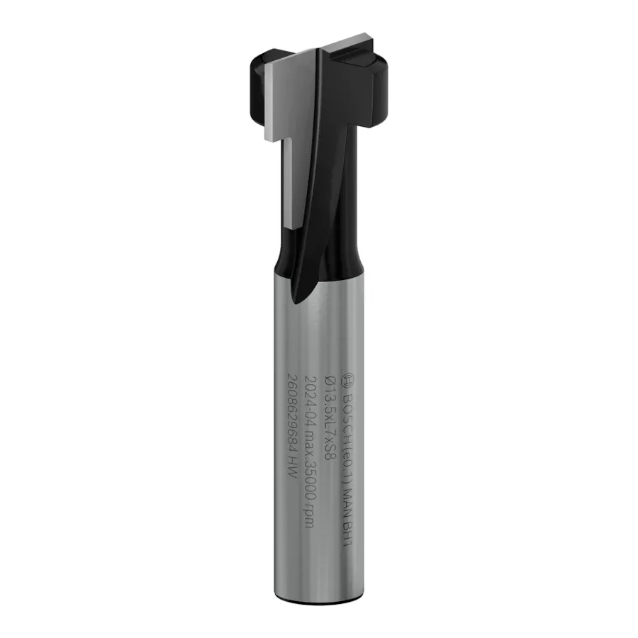 Fraise pour rainure forme T Ø13,5 x Ø8,6mm - queue 8mm PRO BOSCH